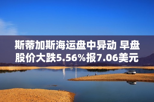 斯蒂加斯海运盘中异动 早盘股价大跌5.56%报7.06美元