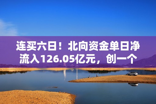 连买六日！北向资金单日净流入126.05亿元，创一个月新高