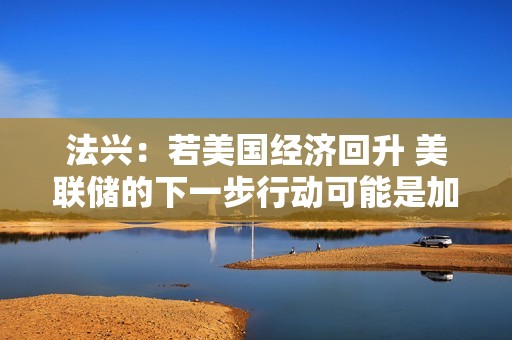 法兴：若美国经济回升 美联储的下一步行动可能是加息