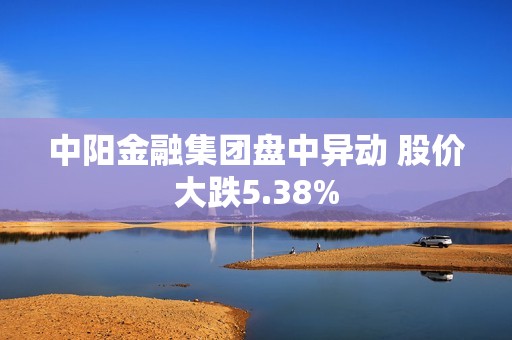 中阳金融集团盘中异动 股价大跌5.38%