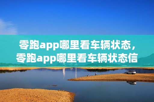 零跑app哪里看车辆状态，零跑app哪里看车辆状态信息