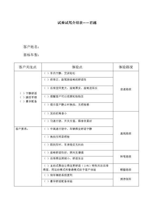 汽车试驾评测体验，汽车试驾评测体验怎么写