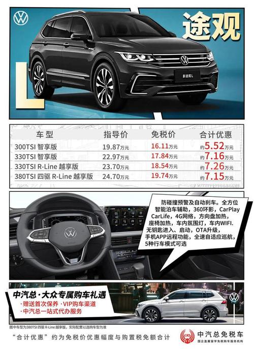 汽车之家2020最新报价大众途观l，汽车之家2020年最新汽车报价大众途观