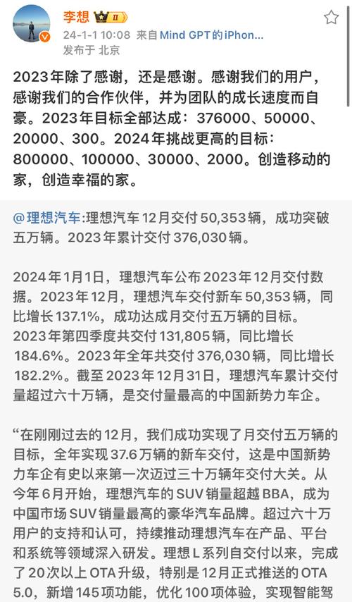 理想汽车十二月份销量，理想汽车十二月份销量如何